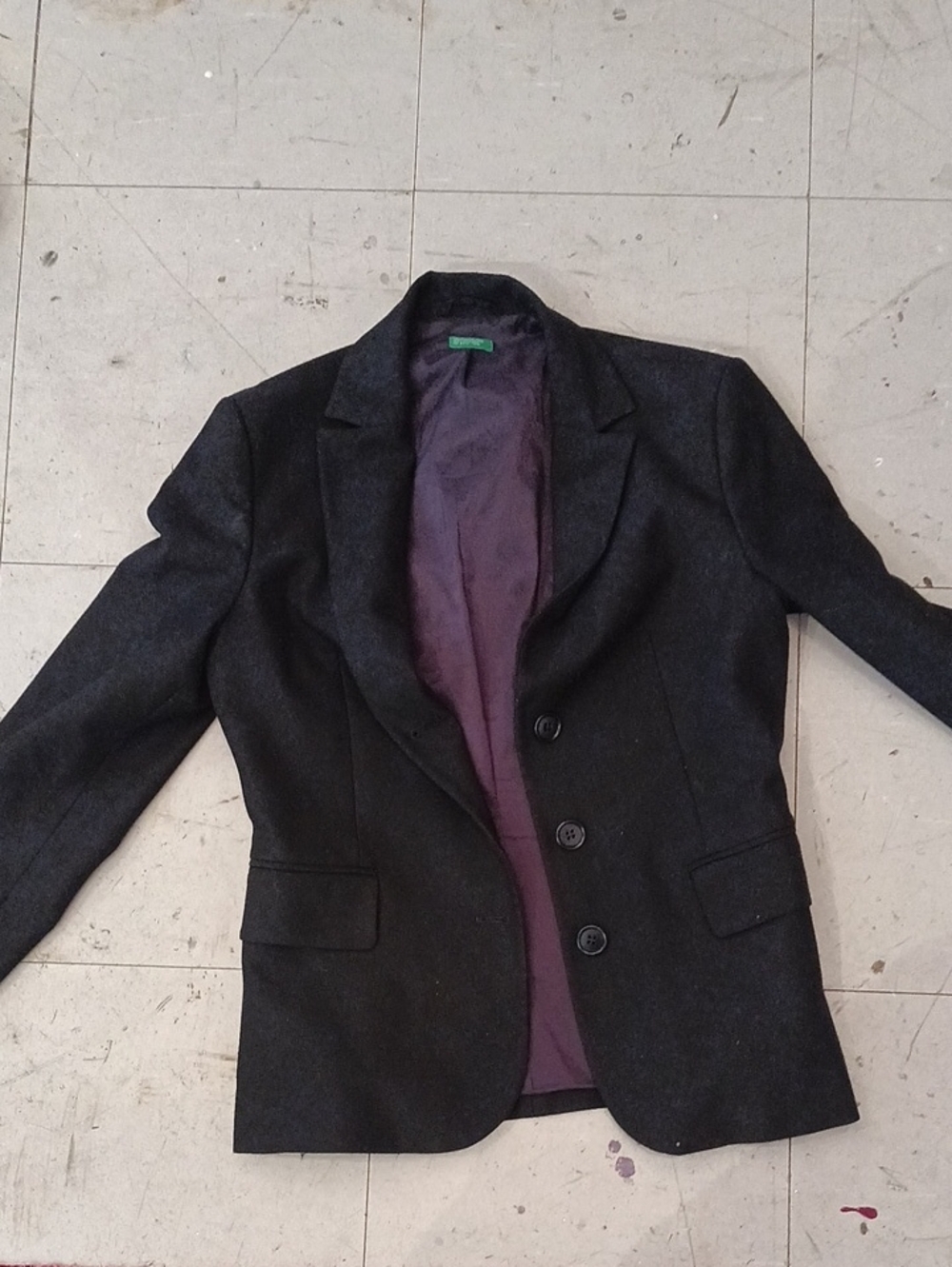 United Colors Of Benetton Black Women's Blazer